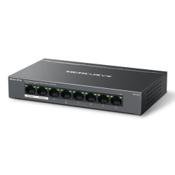 Mercusys MS108GP MS108GP, Gestionado, Gigabit Ethernet (10/100/1000), Bidireccional completo (Full duplex), Energía sobre 2