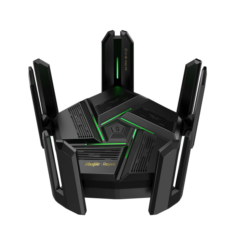 Ruijie Networks RG-EW7200BE PRO RG-EW7200BE PRO, Wi-Fi 7 (802.11be), Doble banda (2,4 GHz / 5 GHz), Ethernet, Negro, Router de
