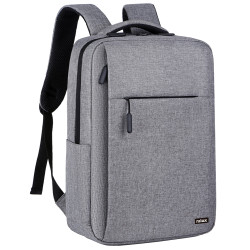 Nilox NXBK035 Mochila Professional Para Portátil De Hasta 15.6" - Gris, Mochila, 39,6 cm (15.6"), Tirante para hombro