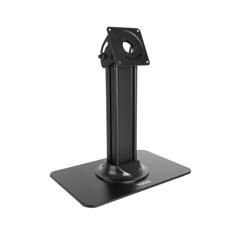 TooQ TQATC2601-B Soporte de Mesa para Marco Antirrobo Tablet, Negro, Tableta, Carro para administración de tabletas, Acero,