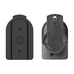 AISENS SPK06U-423 Soporte Universal De Pared Giratorio E Inclinable Para Altavoces, Negro, Pared, Nylon, 3,5 kg, Negro, Pared, 2