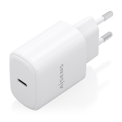 AISENS A110-0975 Cargador GaN 30W, 1xUSB-C PD3.0, Blanco, Interior, Corriente alterna, 20 V, Blanco 2