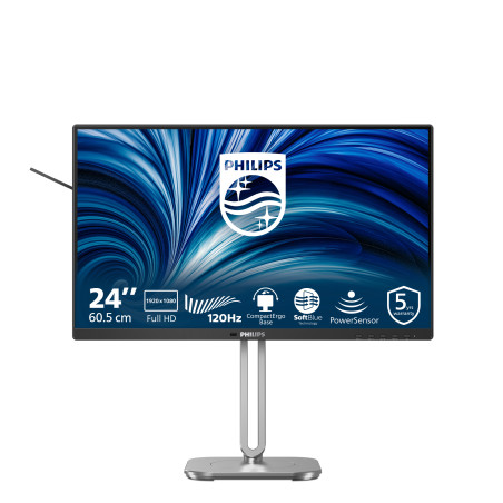 Philips 24B2N4200/00 4000 series 24B2N4200/00, 60,5 cm (23.8"), 1920 x 1080 Pixeles, Full HD, LCD, 4 ms, Gris