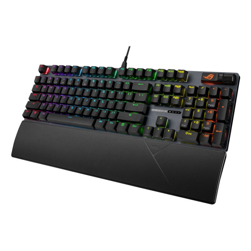 ASUS 90MP03XF-BKSA00 ROG Strix Scope II X, Completo (100%), Alámbrico, USB, Interruptor mecánico, LED RGB, Negro