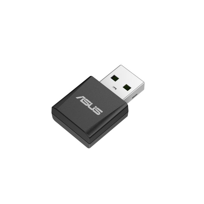 ASUS 90IG09H0-MO0B00 USB-BE92 Nano, Inalámbrico, USB, WLAN, Wi-Fi 7 (802.11be), 2882 Mbit/s, Negro