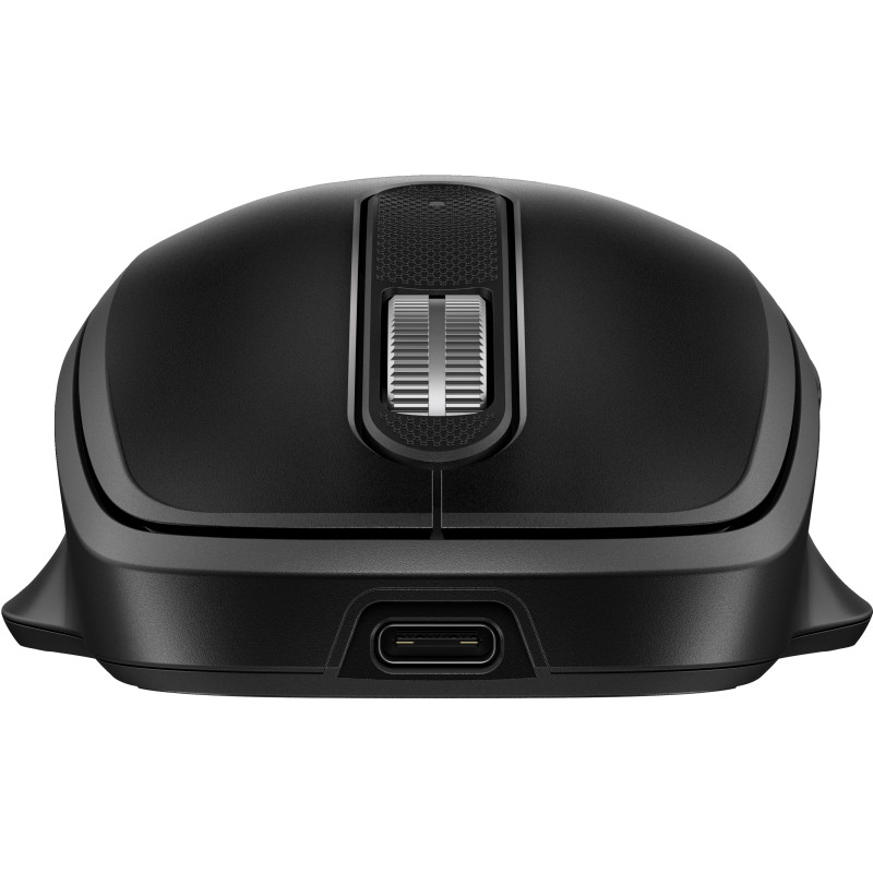 HP 9C2F6AA#ABB Ratón inalámbrico recargable ultrarrápido 510, Ambidextro, RF inalámbrico, 4000 DPI, Negro