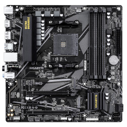 GIGABYTE B550M DS3H AC R2 B550M DS3H AC R2 Placa base - Procesadores AMD Ryzen 5000, VRM de 5+3 fases, hasta 4733 MHz DDR4 2
