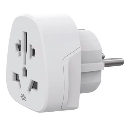 Celly TRAVELADAPTER TRAVELADAPTER, Tipo F, Universal, Derecho, 100 - 250 V, 50/60 Hz, 10 A