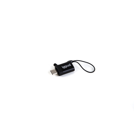 iggual IGG318409 Adaptador USB OTG tipo C a USB-A 3.1 negro, USB C, USB-A 3.1, Negro