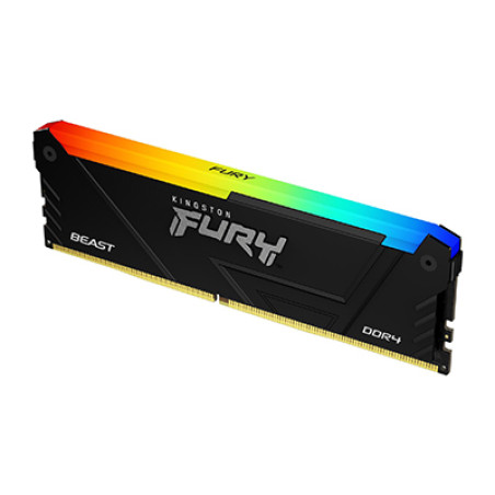 Kingston Technology KF432C16BB2A/32 FURY Beast 32GB 3200MT/s DDR4 CL16 DIMM RGB, 32 GB, 1 x 32 GB, DDR4, 288-pin DIMM
