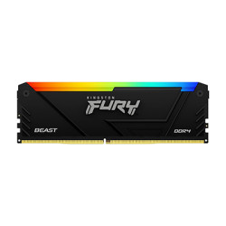Kingston Technology KF432C16BB2A/32 FURY Beast 32GB 3200MT/s DDR4 CL16 DIMM RGB, 32 GB, 1 x 32 GB, DDR4, 288-pin DIMM 2