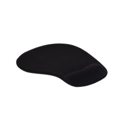 iggual IGG318935 Alfombrilla reposamuñecas gel Healthy ARG1, Negro, Monocromo, Gel, Descansa muñecas, Base antiderrapante,