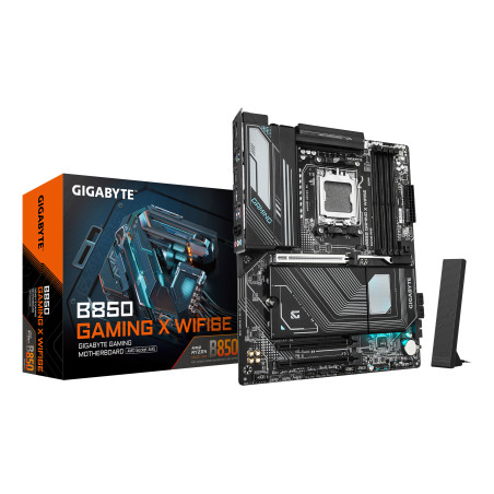 GIGABYTE B850 GAMING X WIFI6E B850 GAMING X WIFI6E Placa Base - Procesadores AMD Ryzen Serie 9000, VRM digital de 12+2+2 fases,