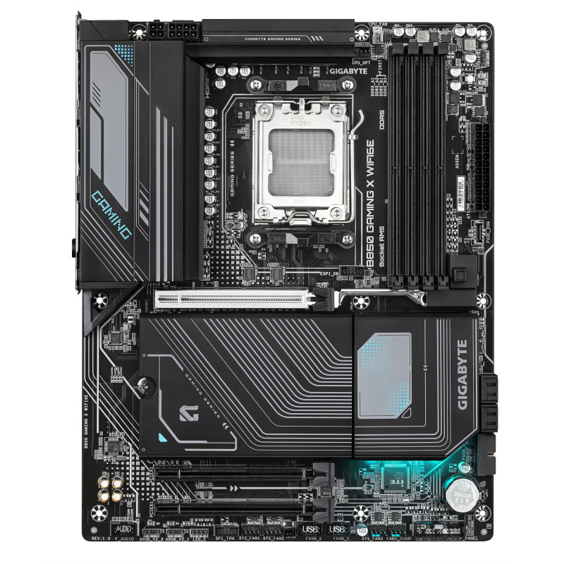 GIGABYTE B850 GAMING X WIFI6E B850 GAMING X WIFI6E Placa Base - Procesadores AMD Ryzen Serie 9000, VRM digital de 12+2+2 fases,