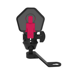Celly SNAPMIRRORBK SNAPMIRROR, Teléfono móvil/smartphone, Soporte pasivo, Motocicleta, Negro