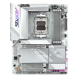 GIGABYTE X870E A ELITE WF7 ICE X870E AORUS ELITE WIFI7 ICE Placa base - Soporta procesadores AMD Ryzen 9000, VRM digital de 2