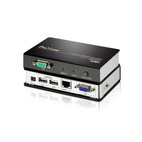 ATEN CE700A-AT-G Extensor KVM Cat 5 VGA USB (1280 x 1024 a 150m), Transmisor y receptor, Alámbrico, 150 m, Cat5e, 1920 x 1200,