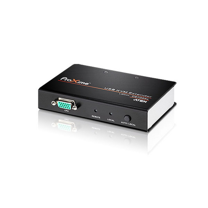 ATEN CE700A-AT-G Extensor KVM Cat 5 VGA USB (1280 x 1024 a 150m), Transmisor y receptor, Alámbrico, 150 m, Cat5e, 1920 x 1200,