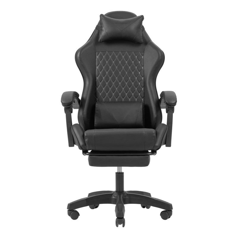 Mars Gaming MGCXBK MGC-X, Silla para videojuegos de PC, 120 kg, Asiento acolchado, Respaldo acolchado, 190 cm, Negro