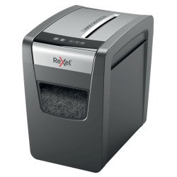Rexel 2104573EU Momentum X410-SL, Corte cruzado, 4 x 28 mm, 23 L, 225 hojas, 62 dB, Botones 2