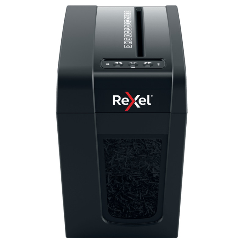 Rexel 2020125EU Secure X6-SL, Corte cruzado, 4 x 40 mm, 10 L, 100 hojas, 55 dB, Botones