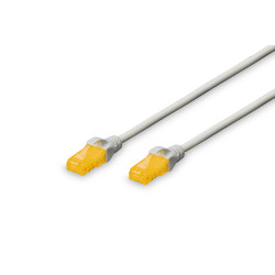 Digitus DK-1613-A-050 Cable de conexión U/UTP CAT 6A, 5 m, Cat6a, U/UTP (UTP), RJ-45, RJ-45, Gris