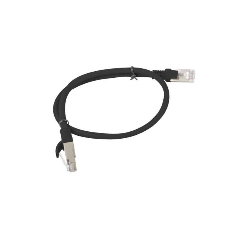 Lanberg PCU5-10CC-0050-BK PCU5-10CC-0050-BK, 0,5 m, Cat5e, U/UTP (UTP), RJ-45, RJ-45, Negro