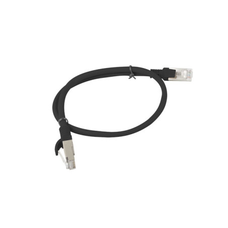 Lanberg PCU5-10CC-0050-BK PCU5-10CC-0050-BK, 0,5 m, Cat5e, U/UTP (UTP), RJ-45, RJ-45, Negro