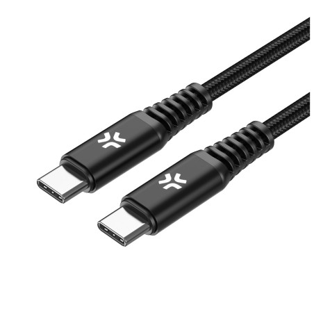 Celly USBCUSBC100WBK USBCUSBC100WBK, 2 m, USB C, USB C, Negro