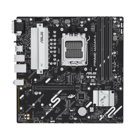 ASUS 90MB1MY0-M0EAYC PRIME A620AM-A-CSM, AMD, Zócalo AM5, AMD Ryzen 7000 Series, AMD Ryzen 8000 Series, AMD Ryzen 9000 Series,