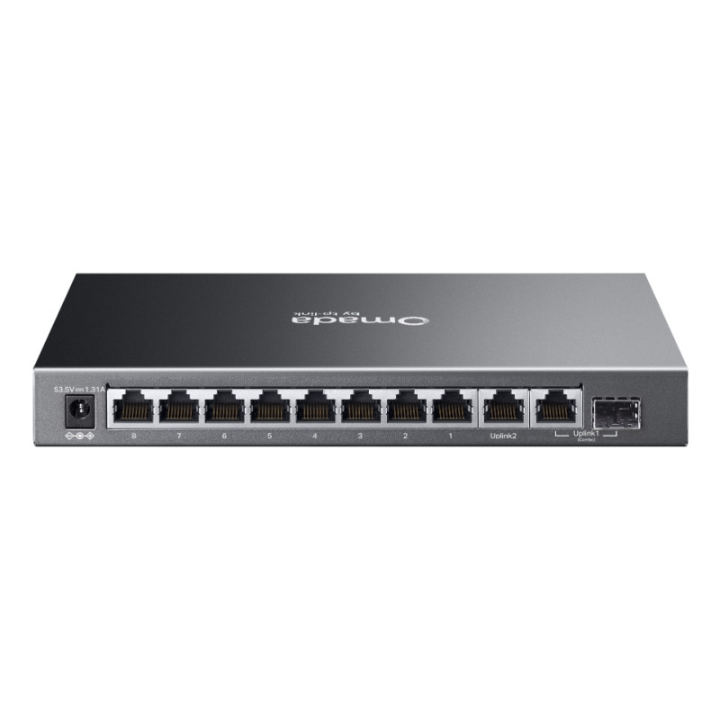 TP-Link ES210GP Omada ES210GP, Gestionado, L2, Gigabit Ethernet (10/100/1000), Energía sobre Ethernet (PoE), Montaje en rack,