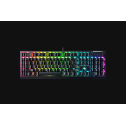 Razer RZ03-04700100-R3M1 RZ03-04700100-R3M1, Alámbrico, USB, Interruptor mecánico, QWERTY, LED RGB, Negro