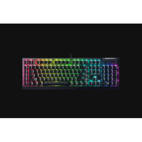 Razer RZ03-04700100-R3M1 RZ03-04700100-R3M1, Alámbrico, USB, Interruptor mecánico, QWERTY, LED RGB, Negro