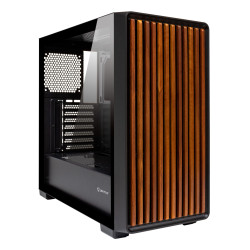UNYKAch UK121804 Caja ATX REVELAT Madeira Black, Midi Tower, PC, Negro, Madera, ATX, EATX, micro ATX, Acrilonitrilo butadieno