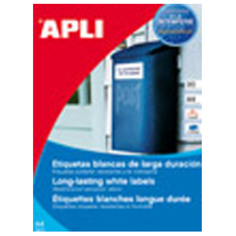 APLI 12121 12121, 100 hojas, 210 mm, 297 mm, 100 pieza(s)