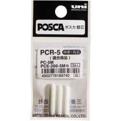 Uni-Ball 182590 PCR-5, Blanco, PC-5M