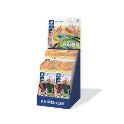 Staedtler 185 CA-1 Noris colour 185, Multicolor, Hexagonal, Caja de papel, 360 pieza(s), PEFC