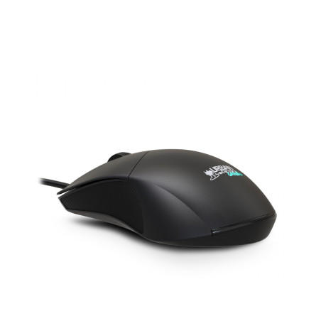 Urban Factory GWM01UF GWM01UF, Ambidextro, Óptico, USB tipo A, 1200 DPI, Negro
