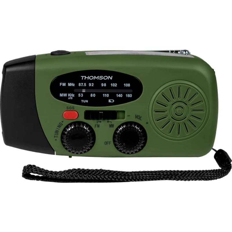 Thomson RT260 RT260, Portátil, Analógica, AM, FM, MW, 87,5 - 108 MHz, Analógica, Verde