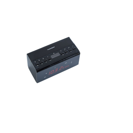 Thomson CR50 CR50, Reloj, FM, Negro, AAA, AC/Batería, 130 mm