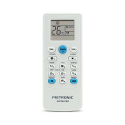 Metronic 495348 495348, Aire Acondicionado, Botones, Pantalla incorporada, Blanco