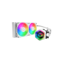 Cooler Master MLW-D24M-A18PA-RW MasterLiquid 240 Core II White, Kit de refrigeración líquida, 12 cm, 650 RPM, 1750 RPM, 30 2