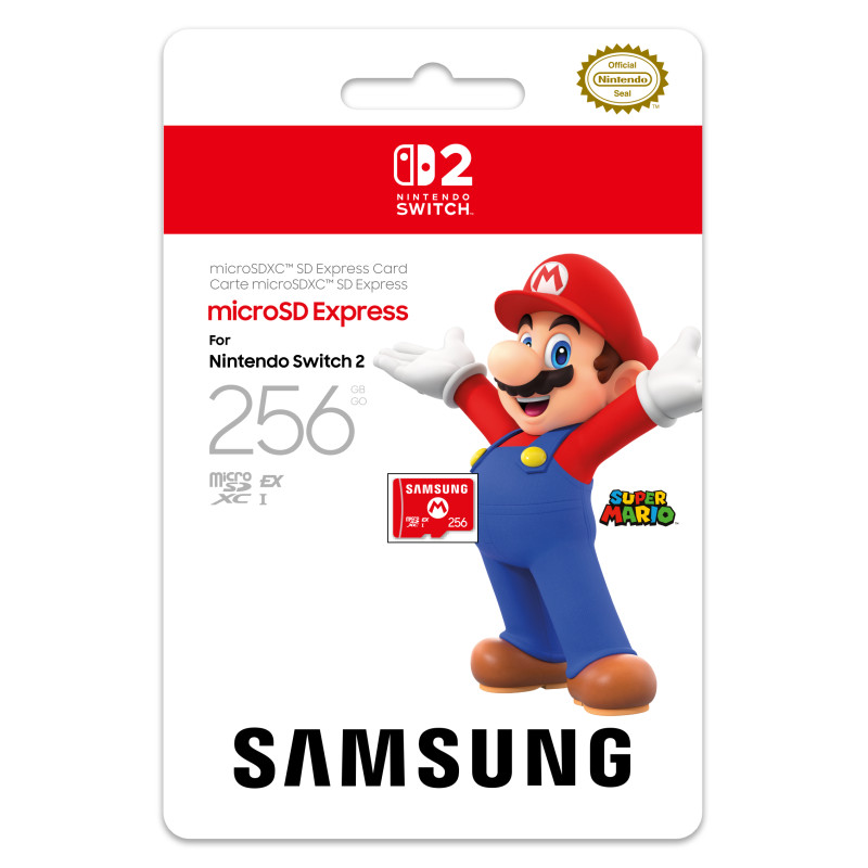 Nintendo 10016156 10016156, 256 GB, MicroSDXC, Rojo