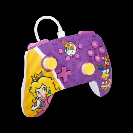 PowerA NSGP0092-01 NSGP0092-01, Gamepad, Nintendo Switch, Alámbrico, USB, Púrpura, Rojo, Amarillo, 3 m