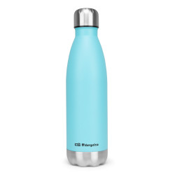 Orbegozo TRL753 TRL 753, 750 ml, Tapón de tornillo, Acero inoxidable, Cian, Acero inoxidable, 24 h, 12 h