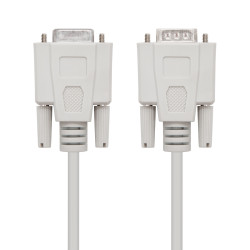 Nanocable 10.14.0506 10.14.0506, Beige, 6 m, DB9, DB9, Macho, Hembra 2
