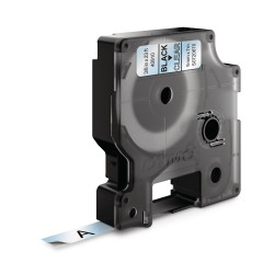 DYMO S0720670 D1 etiquetas auténticas | impresión negra sobre fondo transparente | 9 mm × 7 m | etiquetas autoadhesivas para 2