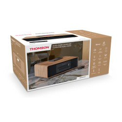 Thomson MIC300IBT MIC300IBT, Microcadena de música para uso doméstico, Negro, Madera, Frente, 10 W, 4 Ω, 80 dB 2