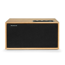 Thomson WS502 WS502, Microcadena de música para uso doméstico, Negro, Madera, 100 W, 3,5 mm, Corriente alterna, 230 V