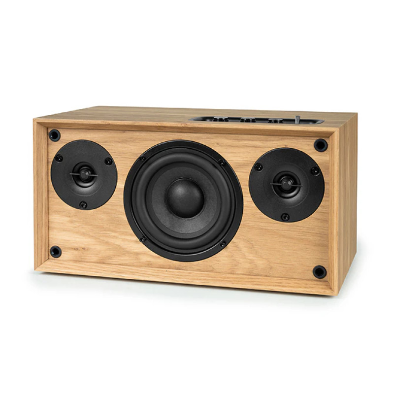 Thomson WS502 WS502, Microcadena de música para uso doméstico, Negro, Madera, 100 W, 3,5 mm, Corriente alterna, 230 V